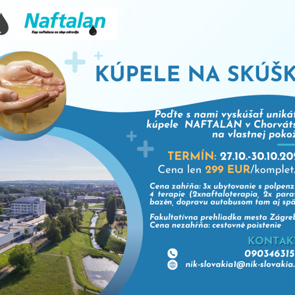Chorvátsko- Kúpele na skúšku